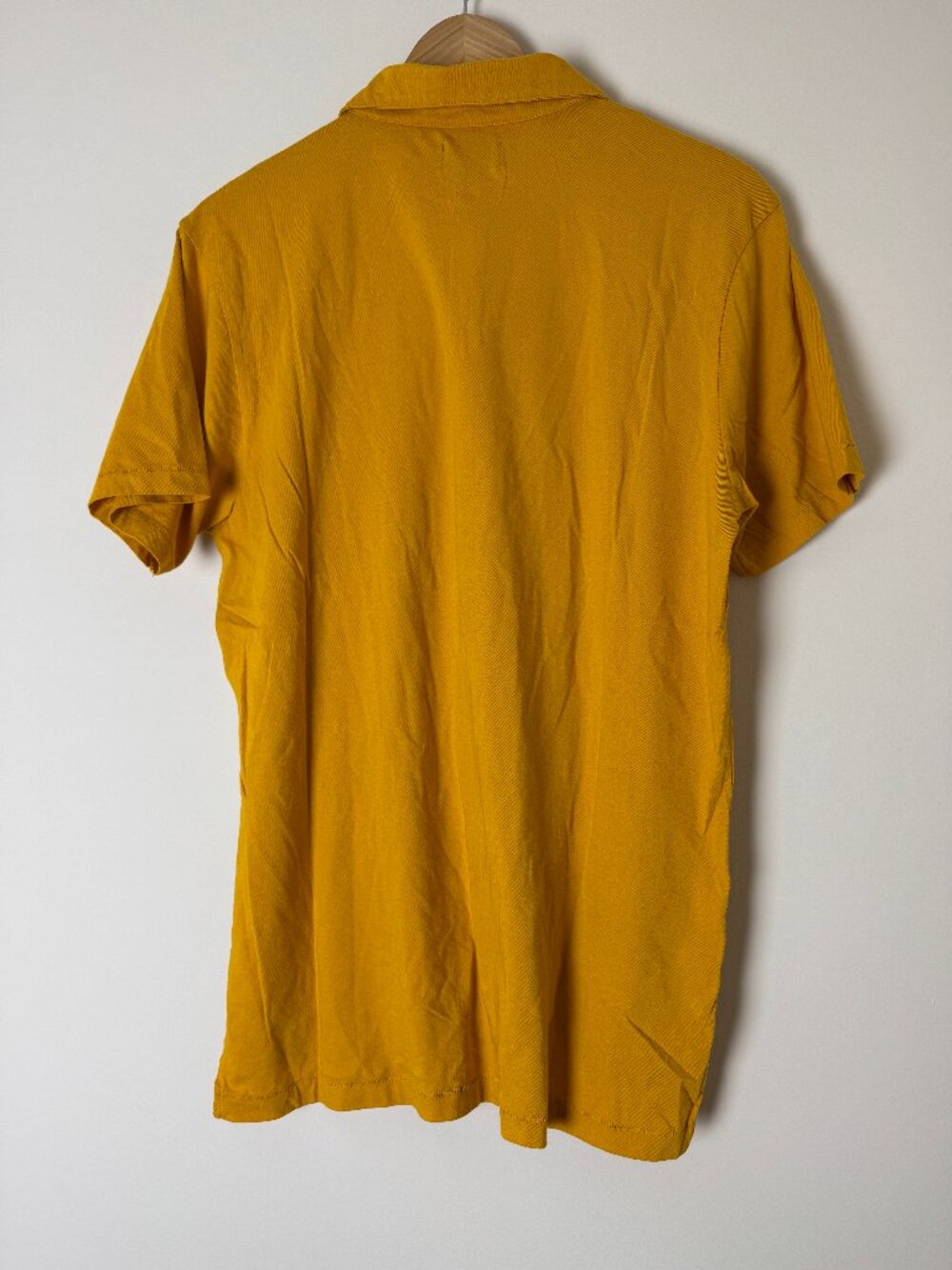 Joe's Jeans Men's Short-Sleeve Polo Sunflower Made in USA Size Medium - Picture 2 of 4